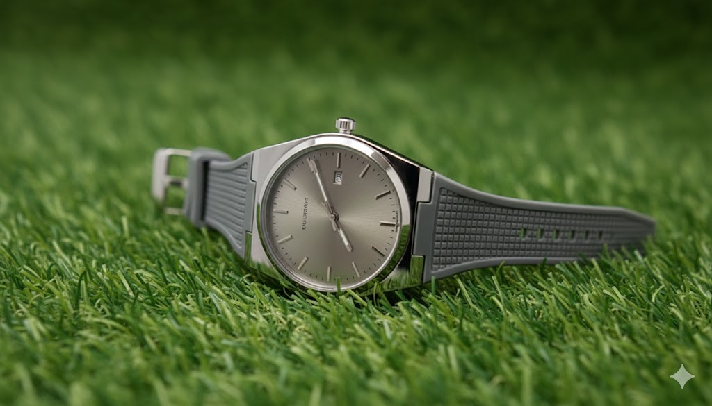 Men's Luxury Universe Point Watch with Colorful Rubber Strap