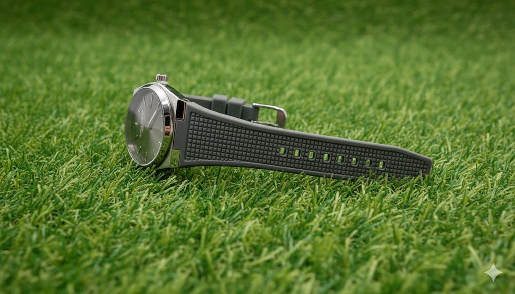 Men's Luxury Universe Point Watch with Colorful Rubber Strap