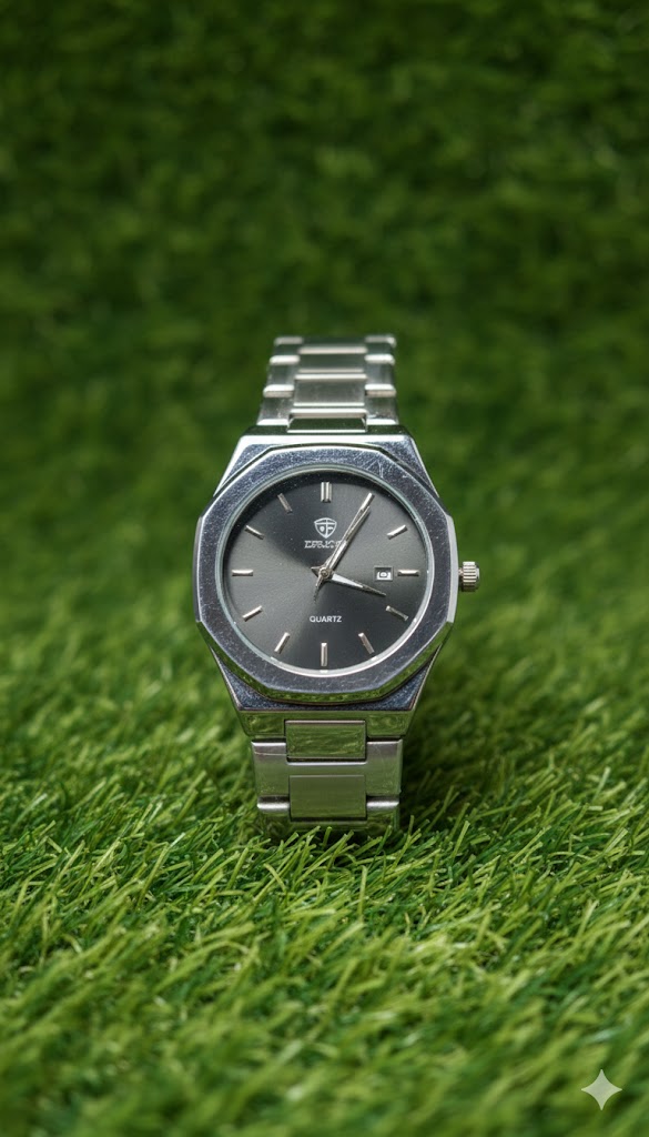 The Quatrez Signature  Stainless Steel Business Quartz