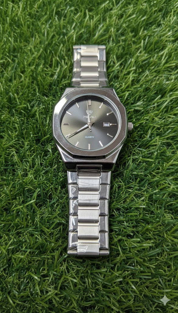 The Quatrez Signature  Stainless Steel Business Quartz